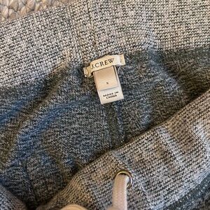 J. Crew Charcoal and Light Gray Knit Sweater